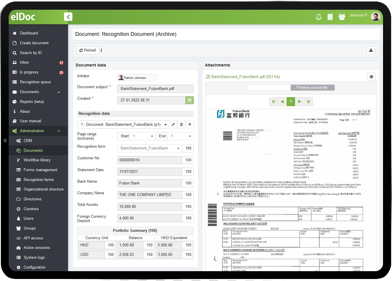 elDoc-BankStatement-FubonBank